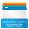 Pendaflex 1/5-Cut Tabs Letter Size Poly Hanging Folders - Assorted Colors (25/Box)
